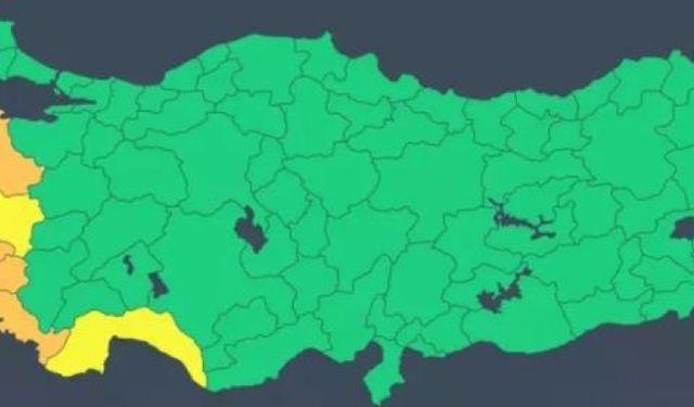 Meteoroloji'den çok sayıda il için sarı ve turuncu kodlu uyarı