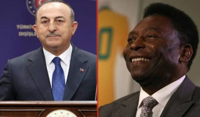 Mevlüt Çavuşoğlu, Pele'nin cenaze törenine katıldı