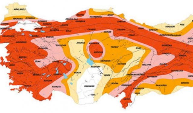 MTA yenilenmiş diri deprem fay haritalarını yayınladı! 45 il fay üzerinde