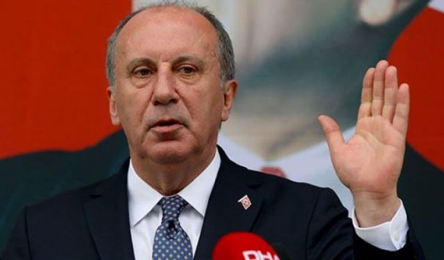 Muharrem İnce'den Millet İttifakı'na aday çağrısı