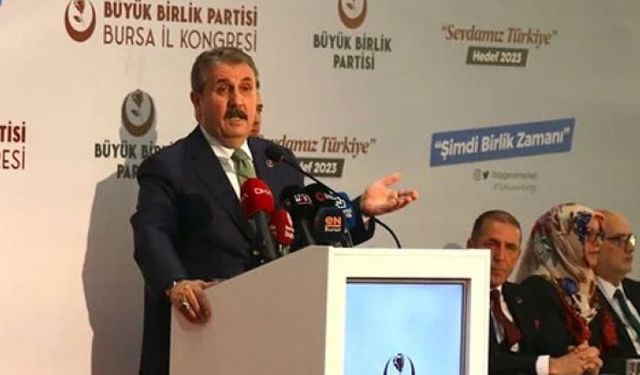 Mustafa Destici: 6’lı masa yetkiyi alırsa Türkiye, Suriye gibi kaosa gider