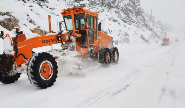 O ilde kar kalınlığı 20 cm'ye ulaştı!