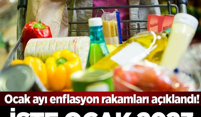 Ocak ayı enflasyon rakamları açıklandı! Ocak ayı enflasyon ne kadar? İşte Ocak 2023 enflasyon rakamları..