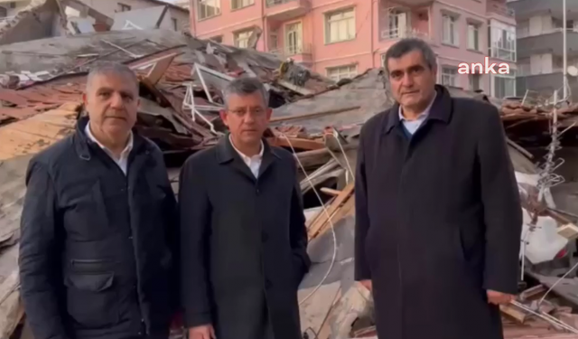 Özgür Özel Antakya'dan bildirdi: Acil yardım gerek!