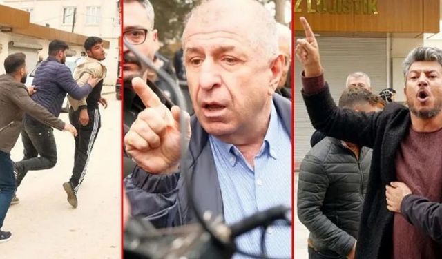 Terör saldırısının yaşandığı Karkamış'a giden Ümit Özdağ'a protesto şoku!