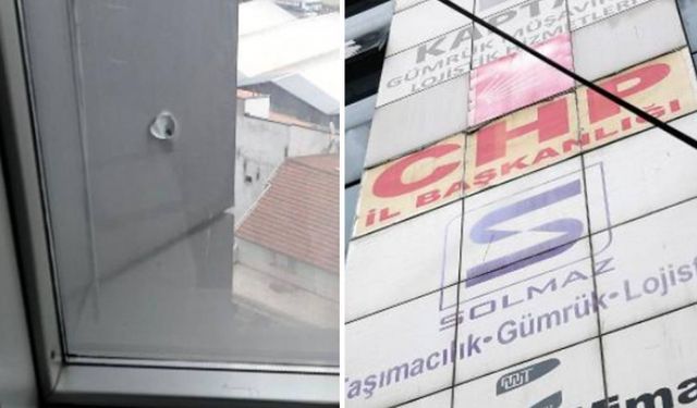 Trabzon’da CHP İl Başkanlığı kurşunlandı