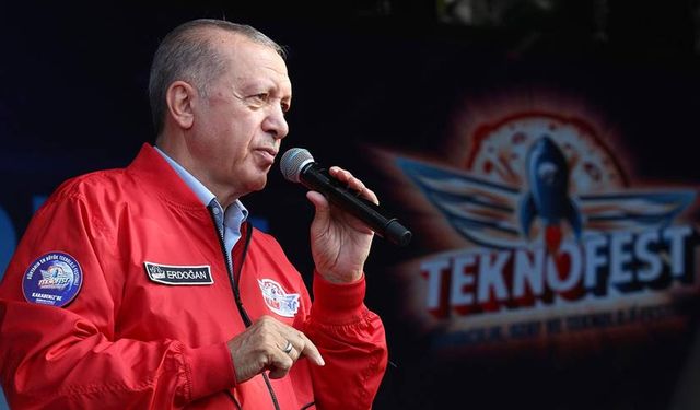 Erdoğan Teknofest'te Kılıçdaroğlu'na yüklendi! Atatürk Havalimanı cevabı