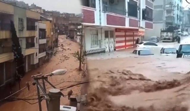 Şanlıurfa'da gene heryer sel oldu!