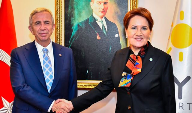 Meral Akşener ile Mansur Yavaş'tan Ankara'da önemli açıklamalar!