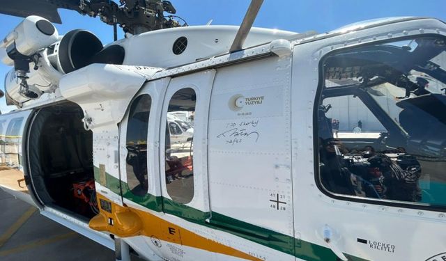 Erdoğan yangın söndürmede kullanılacak helikopter ve uçağa isim verdi