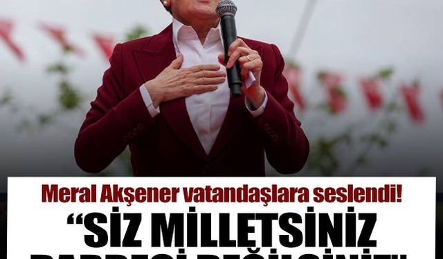 Akşener'den önemli açıklamalar: Büyük sürpriz bekliyorum