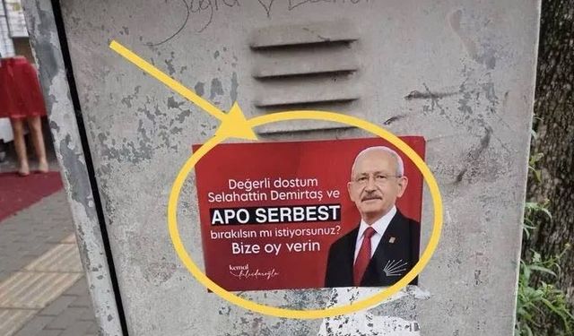 CHP YSK'yı uyarmıştı! Skandal Kılıçdaroğlu afişleri asılmaya başladı