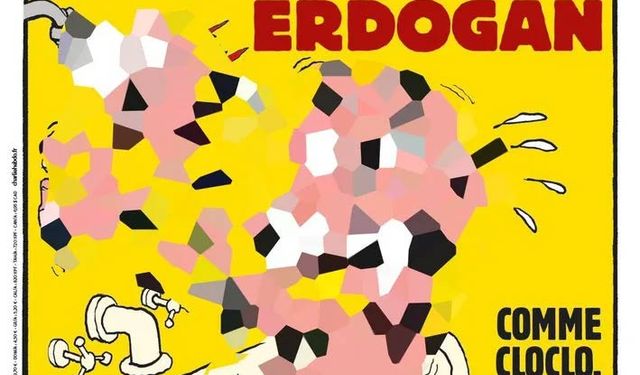 Charlie Hebdo yine yaptı! Skandal Erdoğan çizimi