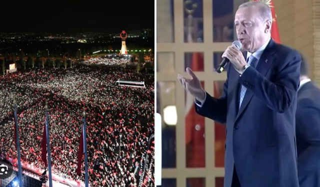 Cumhurbaşkanı Erdoğan'ın balkon konuşması! Kemal Kılıçdaroğlu'nu bombaladı