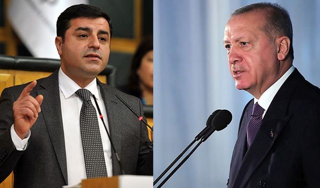 Demirtaş'tan Erdoğan'a mesaj: Çok naziksin bi tanesi