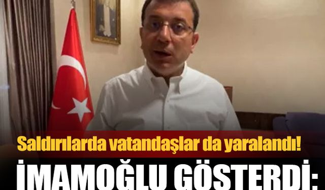 İmamoğlu yaralanan çocuğu gösterdi: Polise valiye böyle seslendi