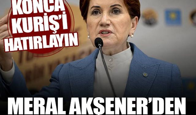 Meral Akşener'den şarkı sözleriyle seçim değerlendirmesi