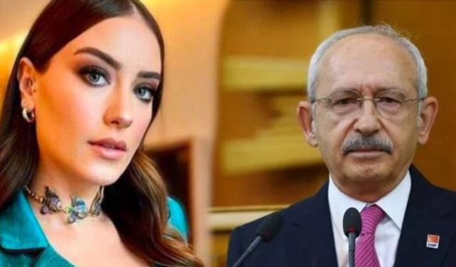 Hazal Kaya'dan Kemal Kılıçdaroğlu paylaşımı