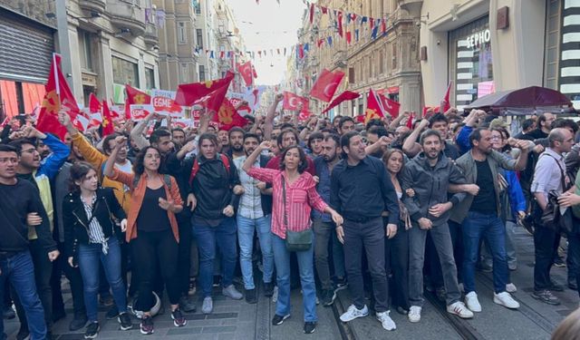 TKP yine o afişi astı: Gezi eylemine çok sayıda gözaltı!