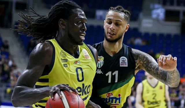 Türkiye Basketbol Süper Ligi'nde Fenerbahçe, Bursaspor'u mağlup etti