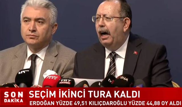 Seçim 2023 resmen 2. tura kaldı! YSK açıklama 2. Tur ne zaman yapılacak?