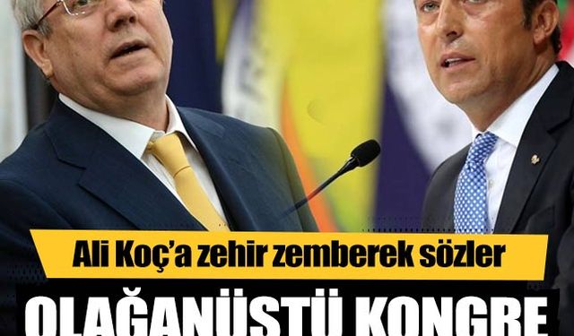 Aziz Yıldırım Ali Koç’a zehir zemberek sözler! Olağanüstü kongre çağrısında bulundu