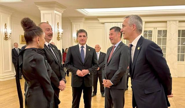 Aliyev, Sinan Oğan, Barzani, Stoltenberg aynı karede yer aldı