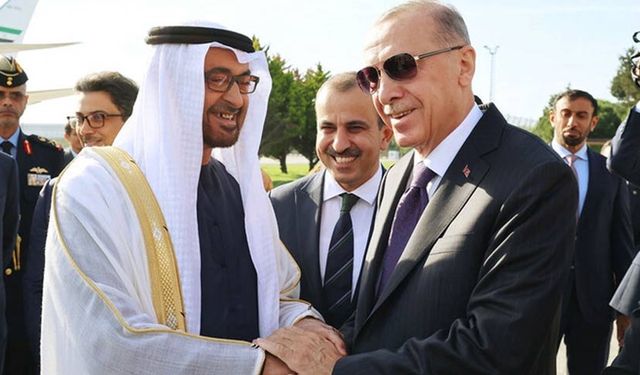 Cumhurbaşkanı Erdoğan, BAE Devlet Başkanı Muhammed bin Zayed ile bir araya geldi