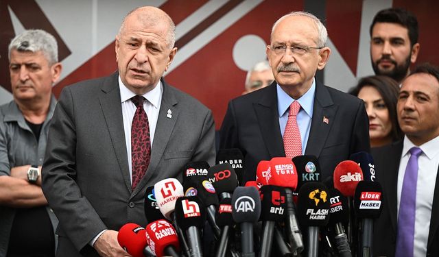 Ümit Özdağ'dan Kemal Kılıçdaroğlu'na ziyaret! Ümit Özdağ'a yapılan şaka gündem oldu