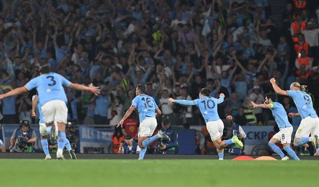 Şampiyonlar Ligi'ni Inter'i yenen Manchester City kazandı