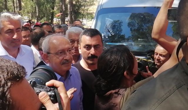 Akbelen'de Kemal Kılıçdaroğlu'na protesto! Arabası yumruklandı...