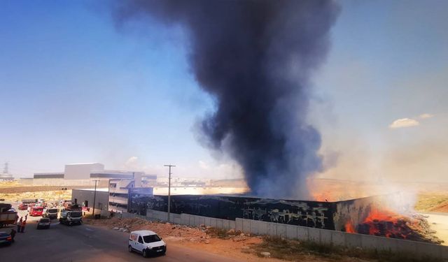 Gaziantep’te fabrika yangını: 10 kişi hastaneye kaldırıldı