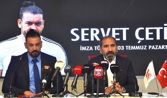 Sivasspor, Servet Çetin ile anlaştı!