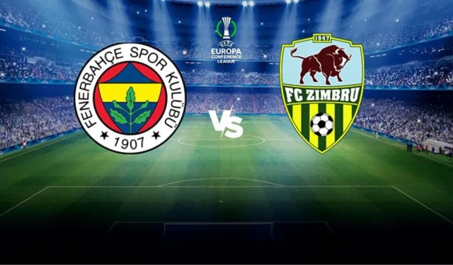 Fenerbahçe Zimbru maçı! saat kaçta, ilk 11 belli oldu!