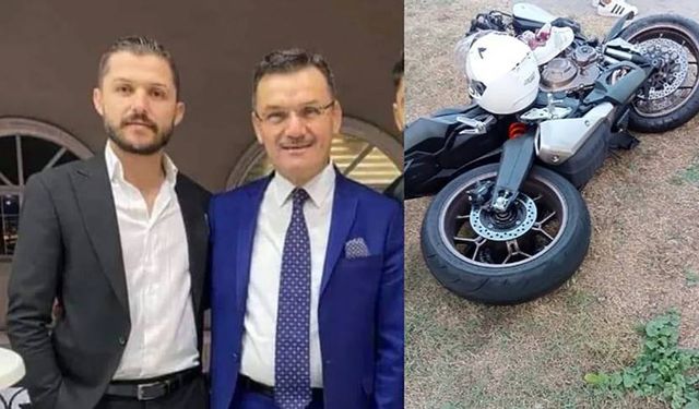 AK Partili Başkan Yaşar Arslan'ın oğlu motosiklet kazasında öldü!