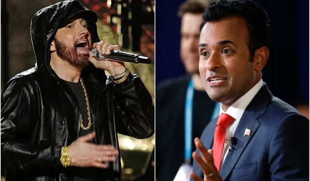 Eminem'den ABD başkan adayı Vivek Ramaswamy'e sert çıkış!