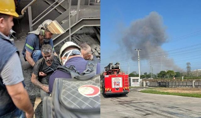 Samsun’da demir çelik fabrikasında patlama