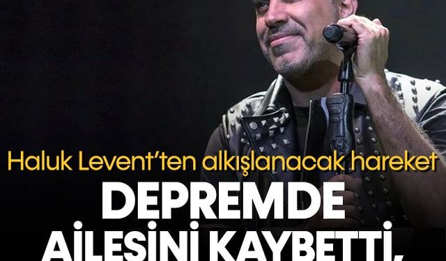 Haluk Levent'ten alkışlanacak hareket! Depremde ailesini kaybetmişti, mezuniyetine gitti