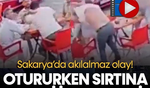 Sakarya'da akılalmaz olay! Arkadaşlarıyla oturuyordu, mermi isabet etti