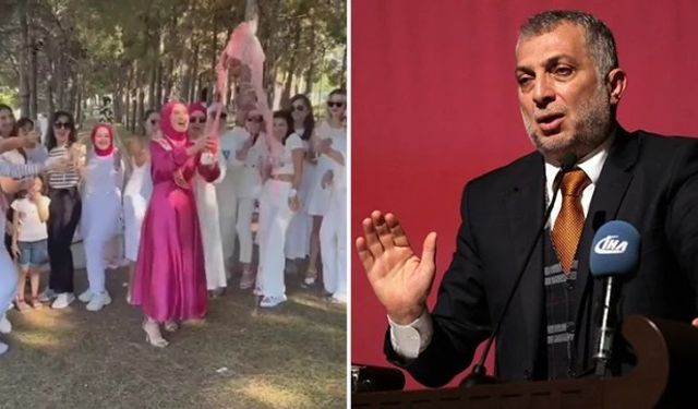 Türbanlıların şampanyalı bekarlığa veda partisi tepki çekti! Metin Külünk'ten bomba yorum