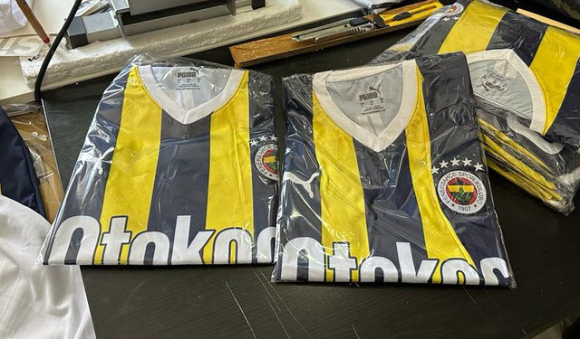 Fenerbahçe'de sahte forma operasyonu