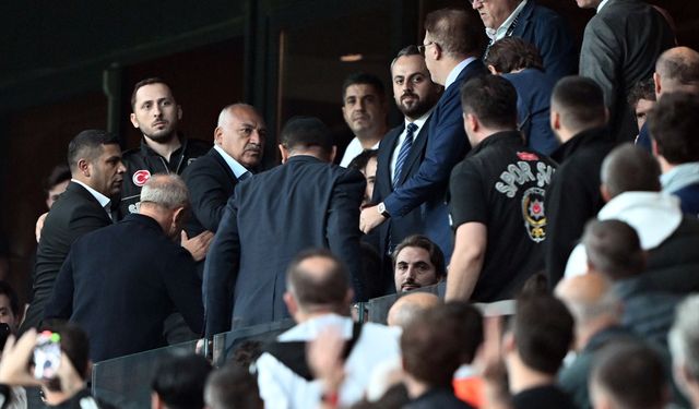 Beşiktaş maçında TFF Başkanı Mehmet Büyükekşi küfürler sonrası stadı terk etti