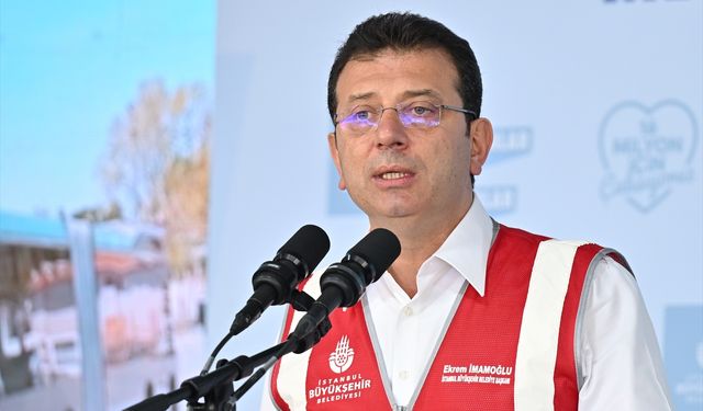 Ekrem İmamoğlu: Diğerleri gibi oy hesabı üzerinden hizmet yapanlardan değiliz