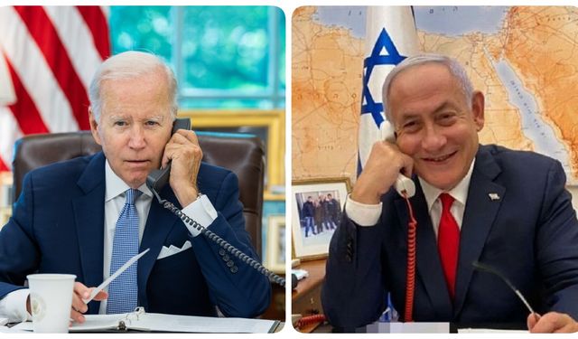 Joe Biden ve Binyamin Netenyahu telefonda görüştü