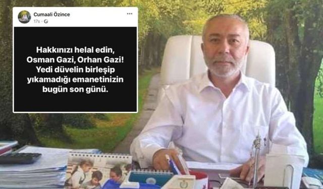 İlçe Müdürü Özince, Cumhuriyet'i hedef almıştı! Valilik tarafından açığa alındı...