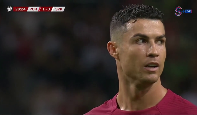 Cristiano Ronaldo'dan penaltı öncesi flaş hareket: Bismillah...