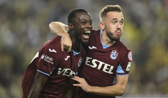 Trabzonspor, Kadıköy'de Fenerbahçe'yi 3-2 mağlup etti