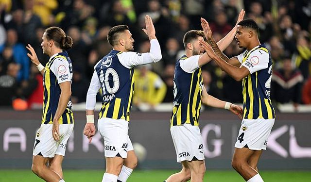 Fenerbahçe, kendi evinde ağırladığı Fatih Karagümrük'ü yendi