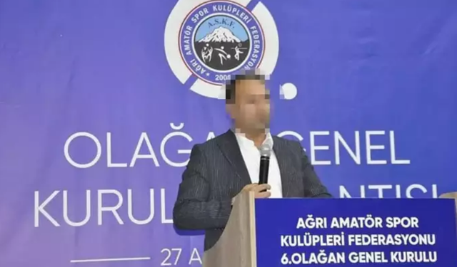 Ağrı İl Kültür ve Turizm Müdür Vekili çocuk sporculara cinsel istismar suçundan tutuklandı