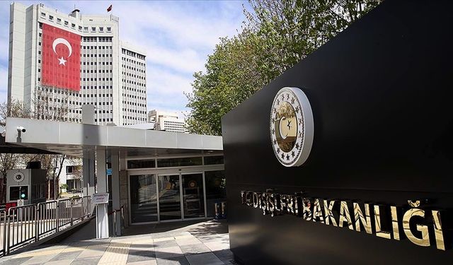 Dışişleri Bakanlığı'ndan İsrail'in Filistin'deki konut projesine sert tepki